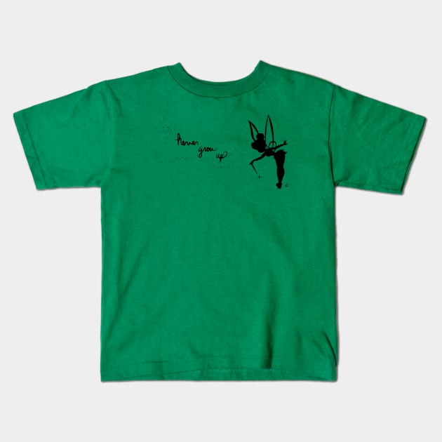 Tinkerbell Kids T-Shirt by Art_byKay